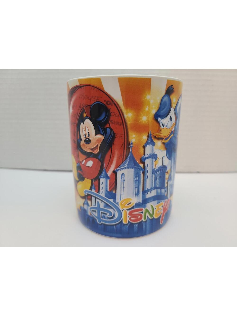 2013 Disney Parks Jerry Leigh Collectible Coffee Mug Mickey Goofy Pluto Donald